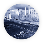 A Meralco power plant before the company shifted fully to distribution.