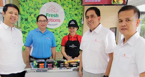 Fresh Options and Meralco representatives.
