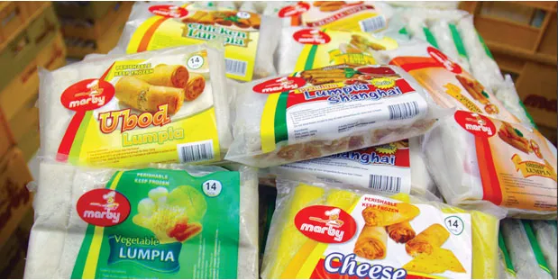 Packaged Marby bread products.