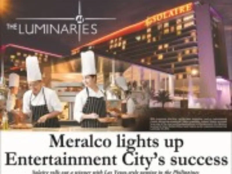 Meralco lights up Entertainment City's success