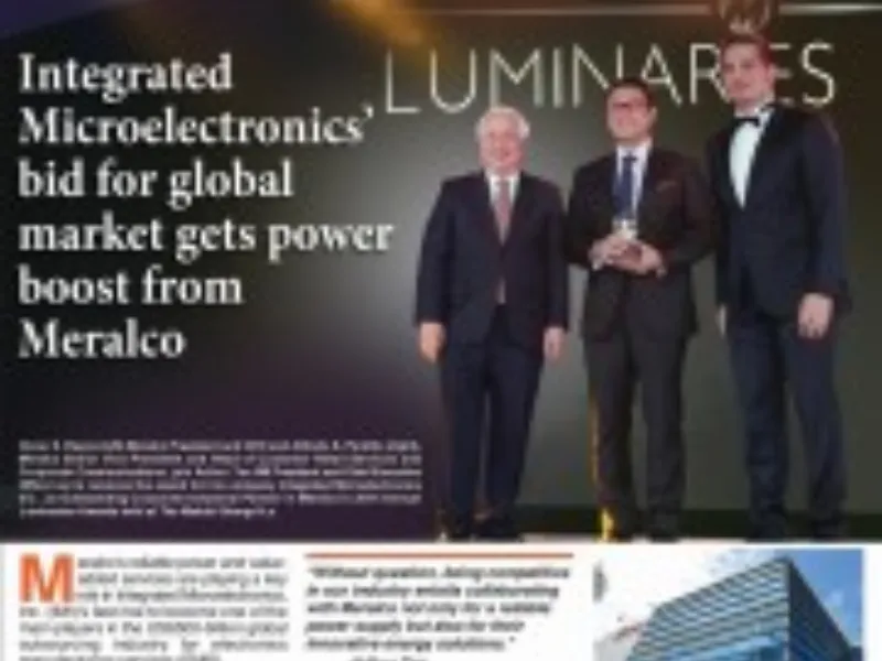 Integrated Microelectronics' bid for global market gets power boost from Meralco