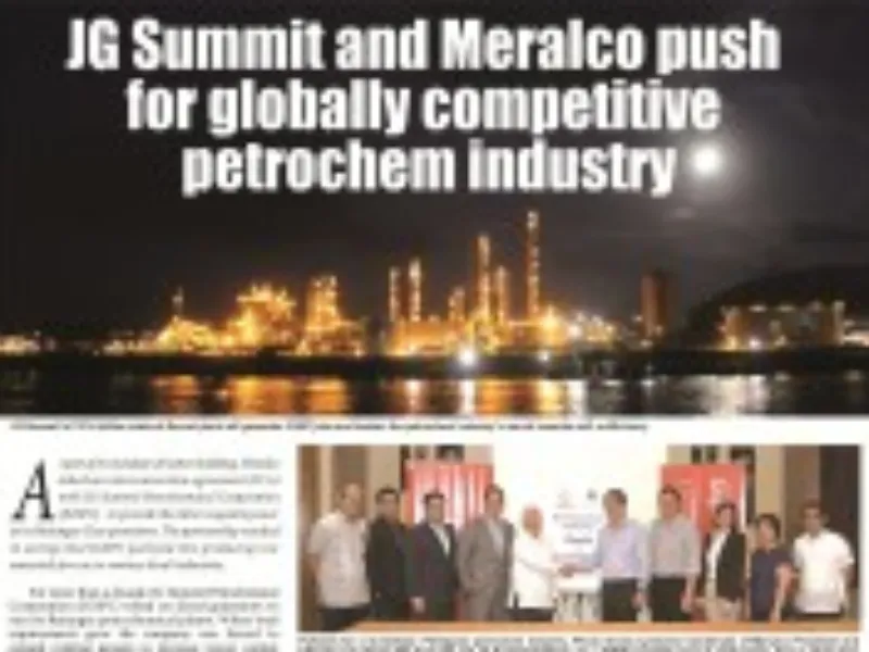 JG Summit and Meralco push for globally competitive petrochem