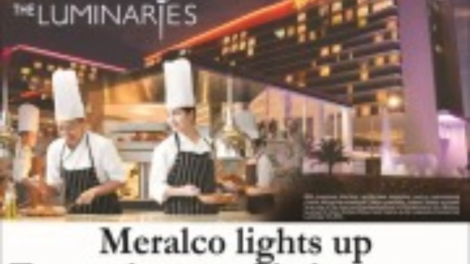 Meralco lights up Entertainment City's success