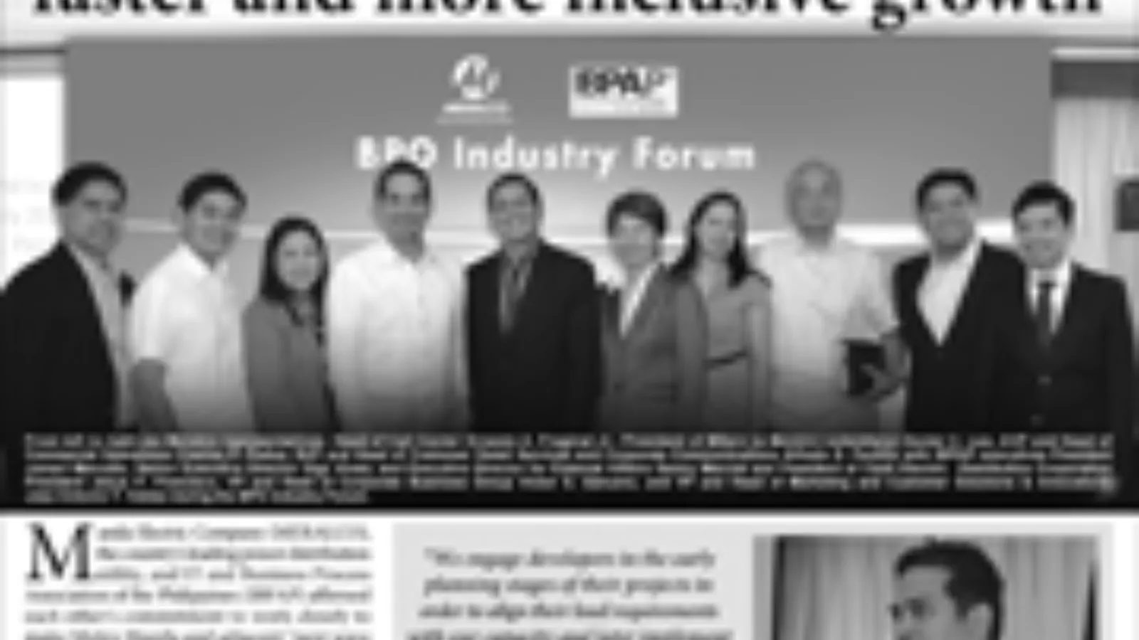 IBPAP, Meralco affirm ties for faster and more inclusive growth