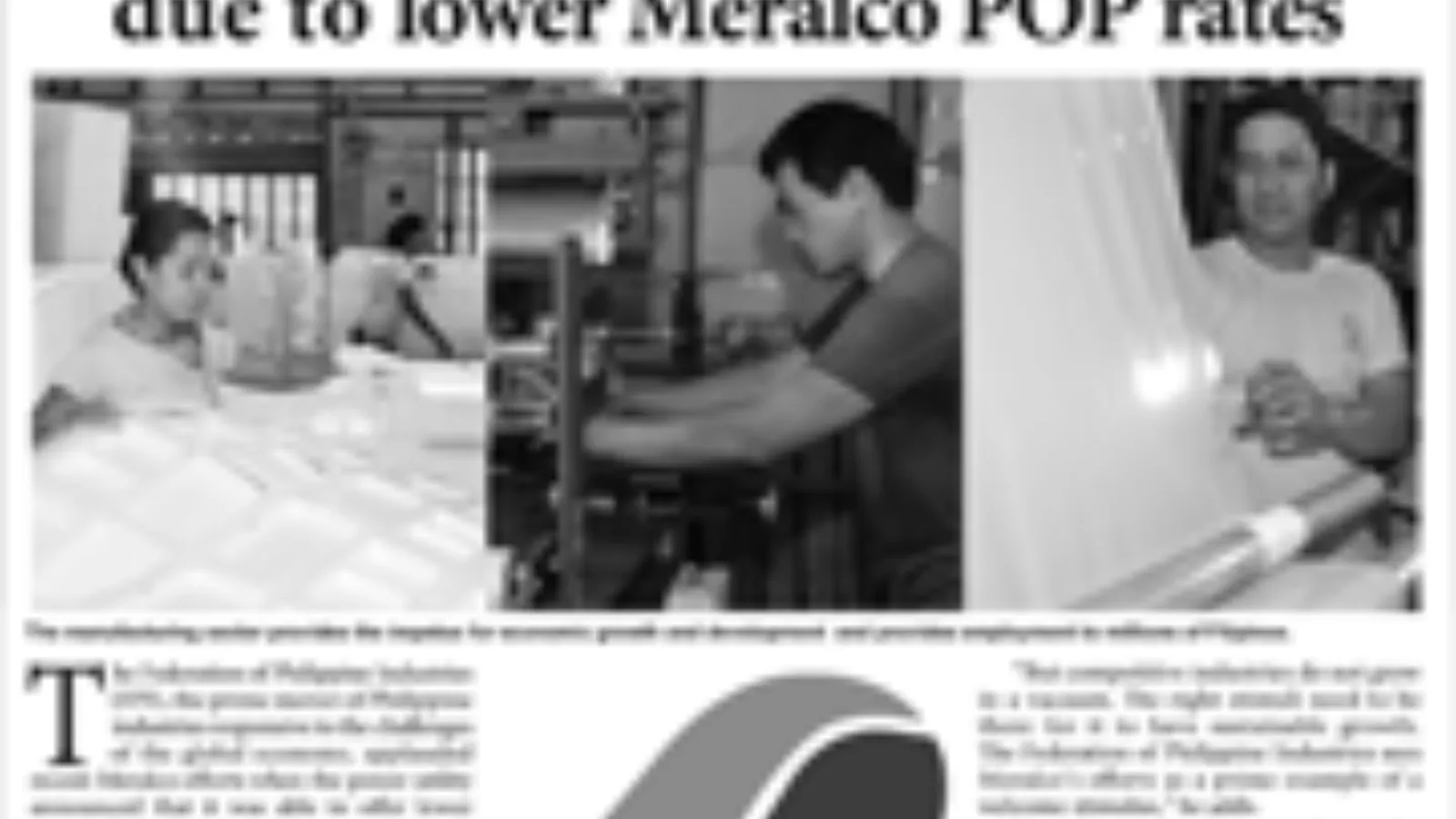 FPI sees  continued business growth due to lower Meralco POP rates