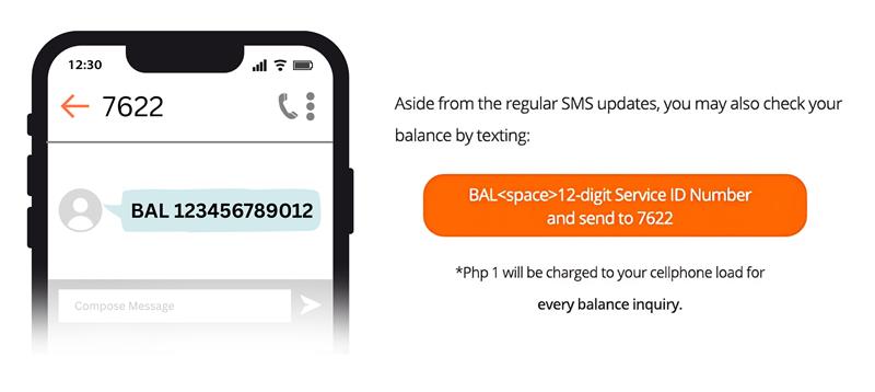 Inquire about your balance anytime