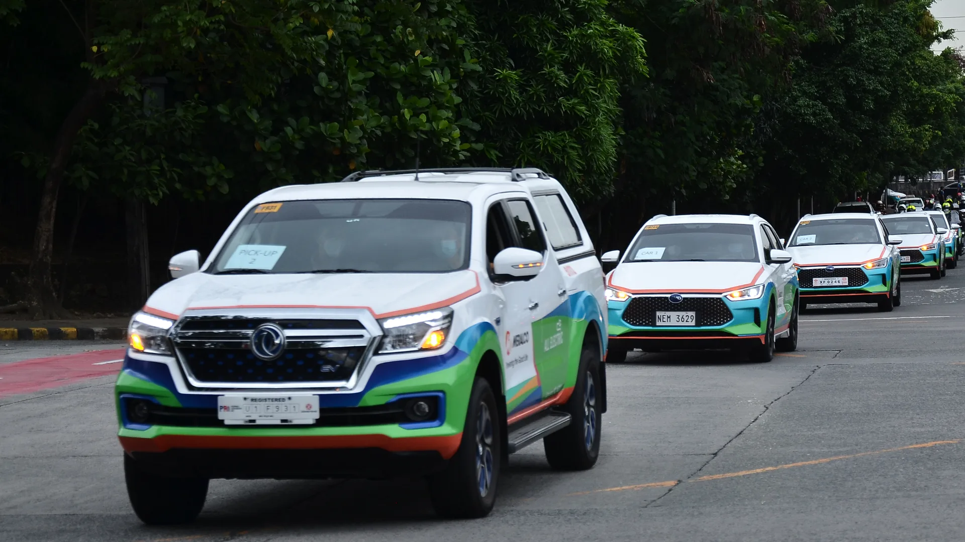 Meralco electric fleet vehicles