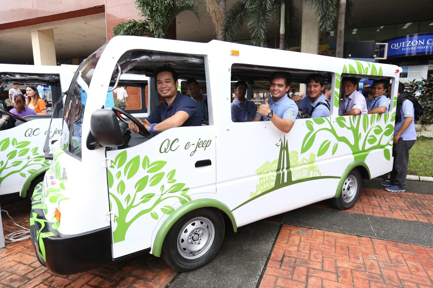 Through the joint efforts of the Quezon City Engineering and Public Works Management, MServ and Meralco, an initial two units of electric Jeeps (e-Jeeps) were turned over to the local government to be used by the Environmental Protection and Waste Management Department (EPWMD) in its operations. The
