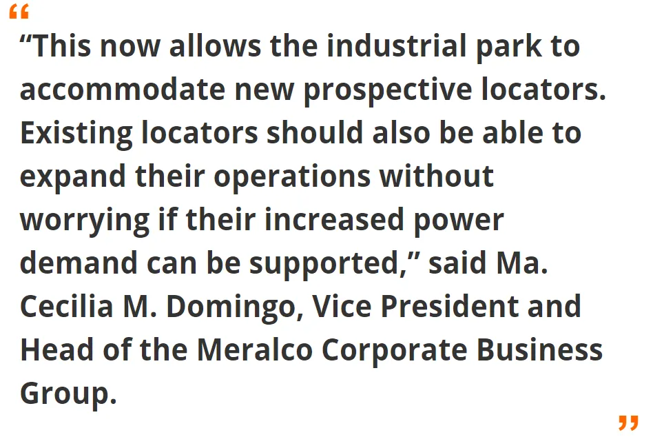 Industrial parks can accommodate new prospective locators.