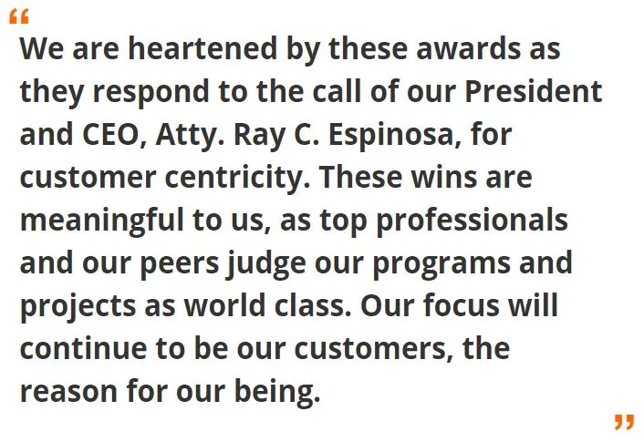 "Our focus will continue to be our customers"