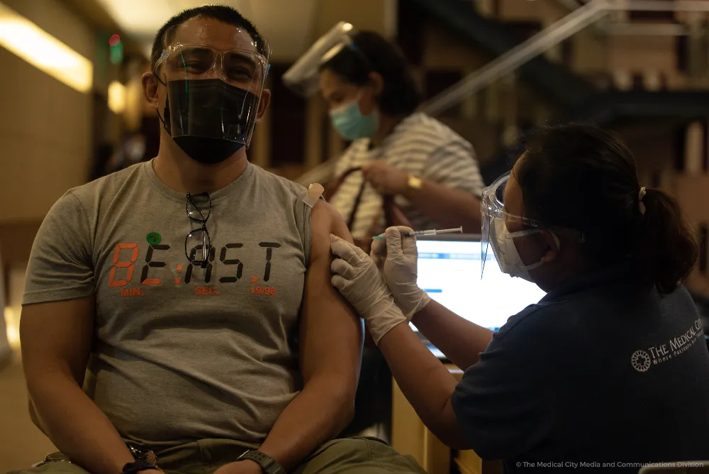 Vaccination program of the Pasig LGU and The Medical City Ortigas