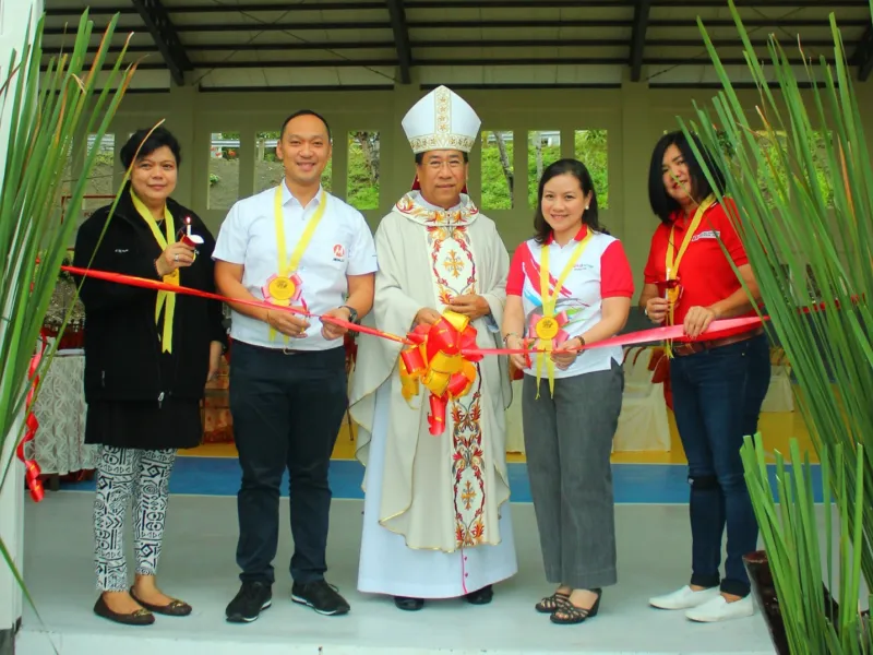 One Meralco Foundation opens doors of the MVP Tulong Kapatid evacuation center in Leyte