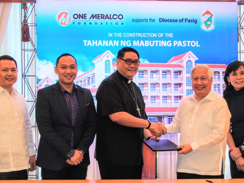 One Meralco Foundation helps build Pasig diocesan center