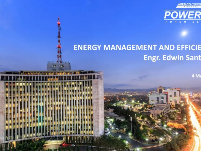 Energy Management and Efficiency