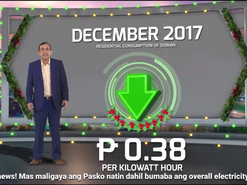 Meralco Advisory - December 2017