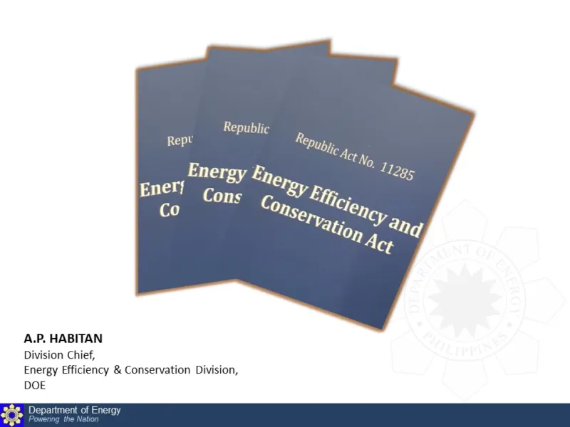 RA 11285: Energy Efficiency & Conservation Law Salient Provisions