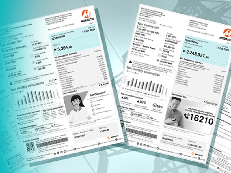 Meralco redesigns bills