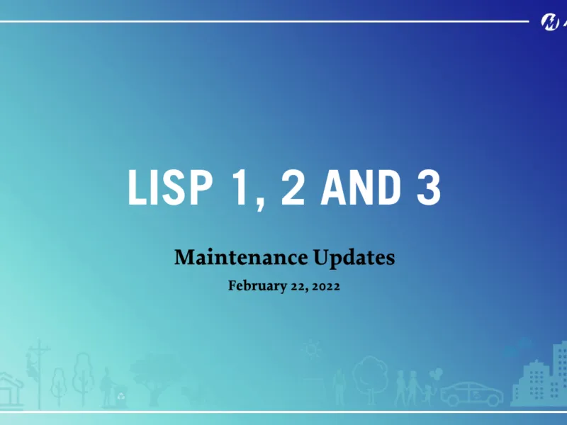 Maintenance Updates for LISP 1 2 3