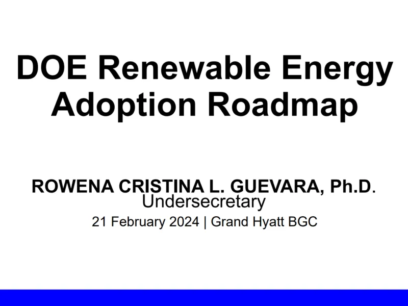 DOE USec Guevara Keynote