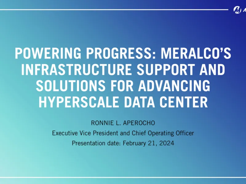 Meralco RLA Keynote Presentation