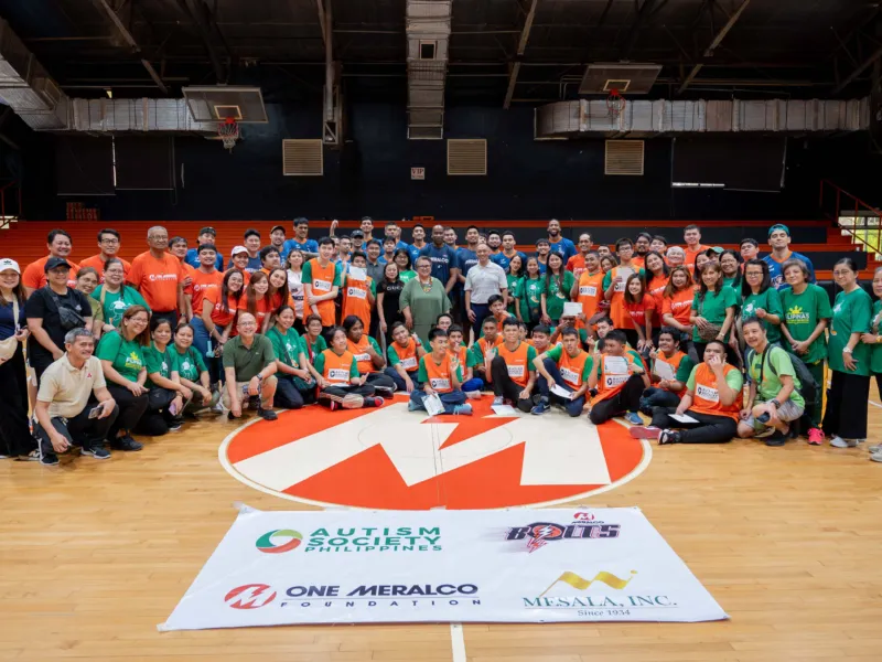 Meralco Bolts, Autism Society PH join forces in autism-inclusive basketball clinic