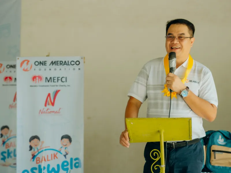 Meralco COO Ronnie Aperocho Gives Back to South Cotabato