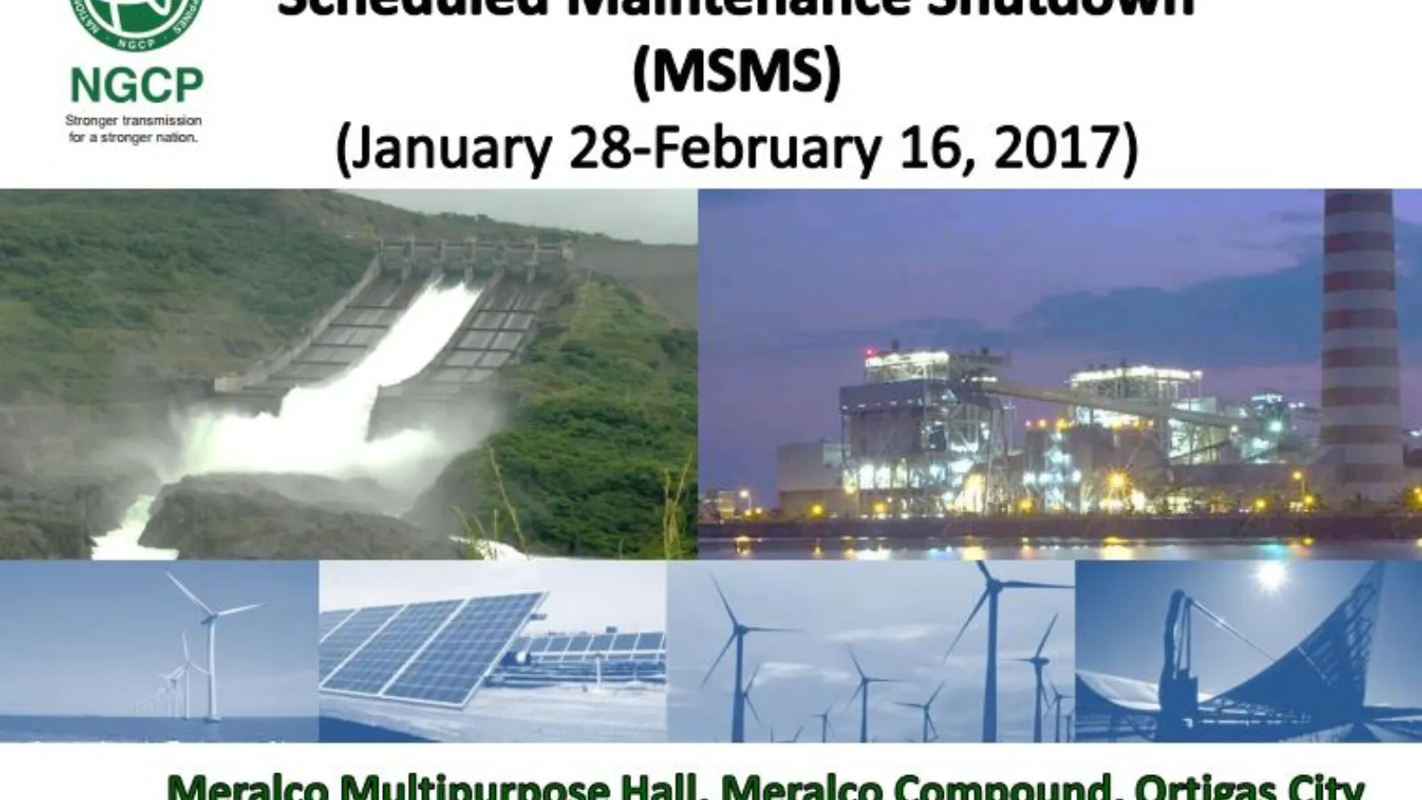 Power Supply Scenario Jan 2017