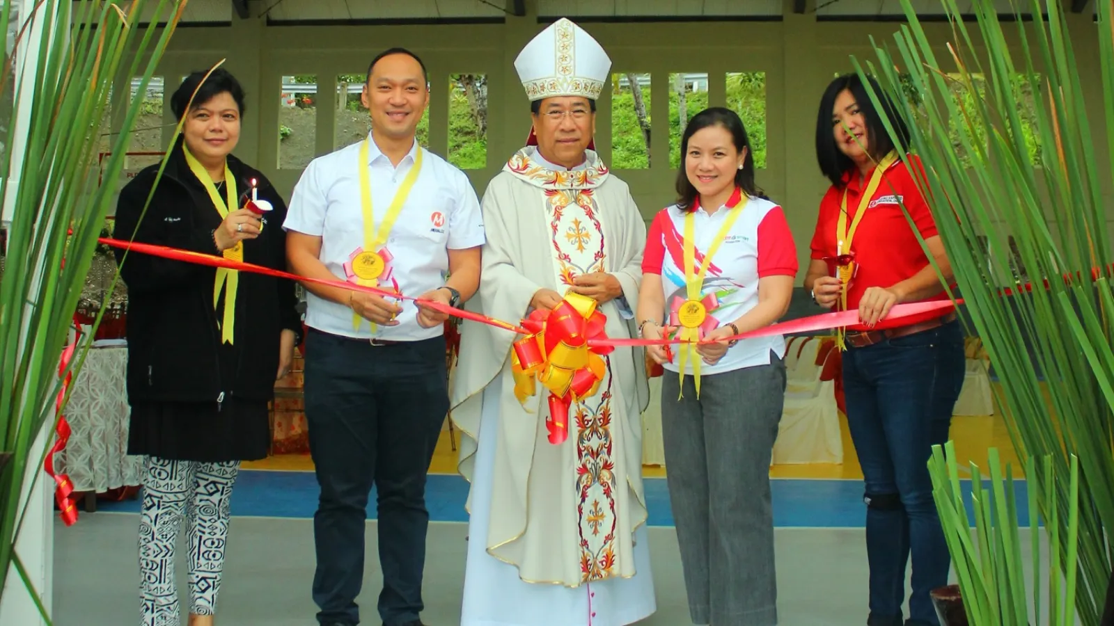 One Meralco Foundation opens doors of the MVP Tulong Kapatid evacuation center in Leyte