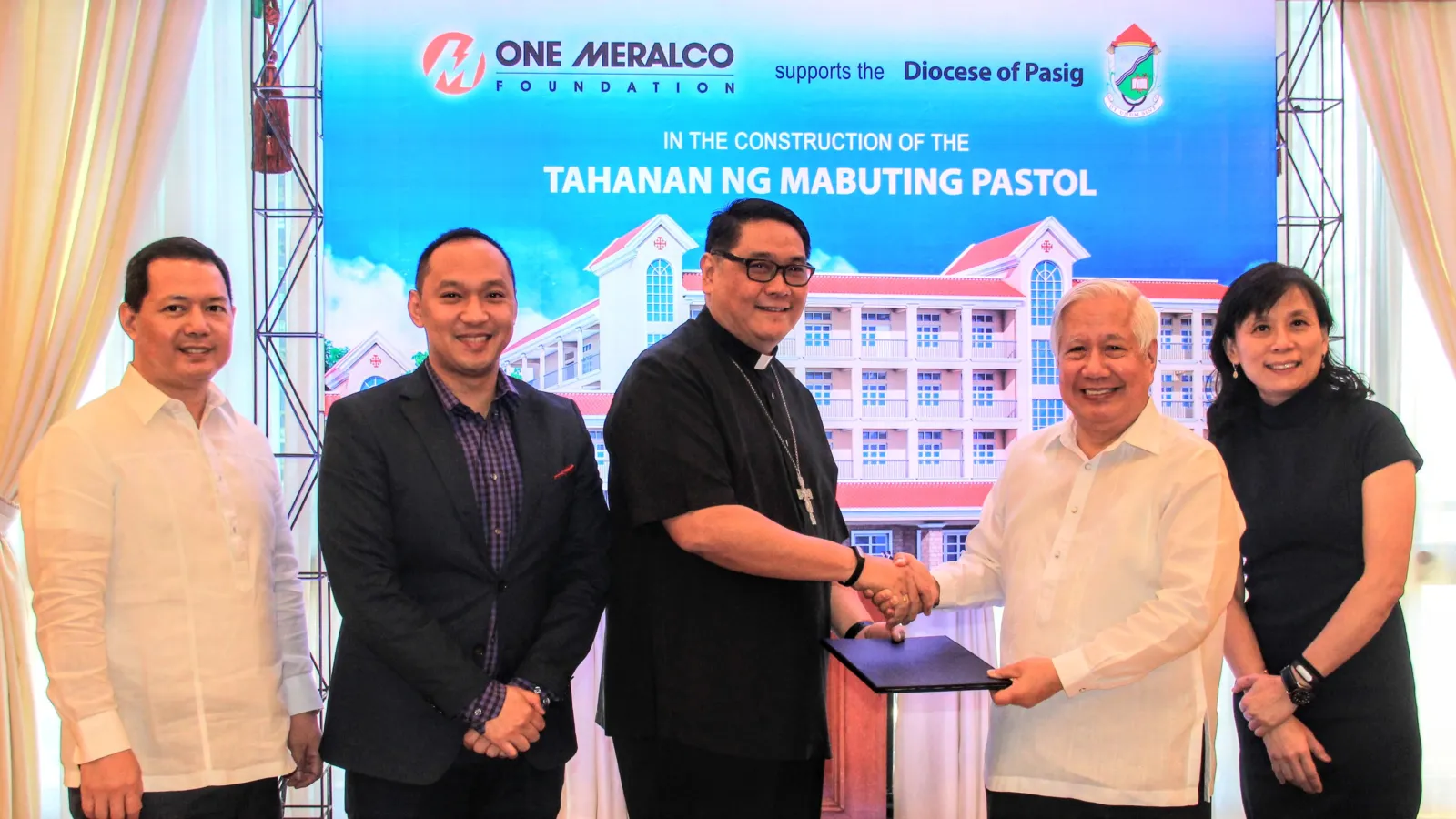 One Meralco Foundation helps build Pasig diocesan center