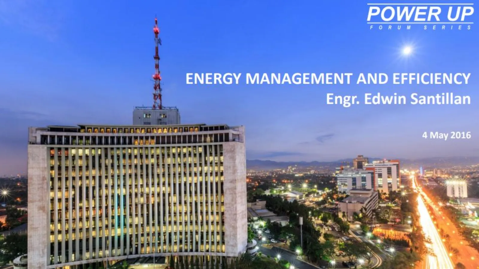 Energy Management and Efficiency