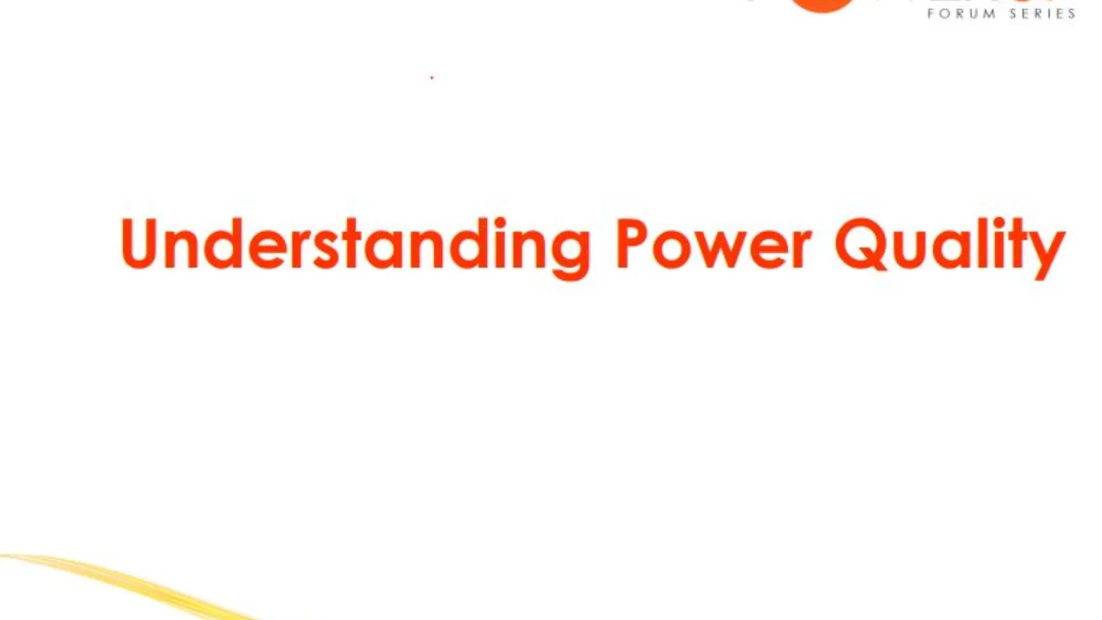 Understanding Power Quality