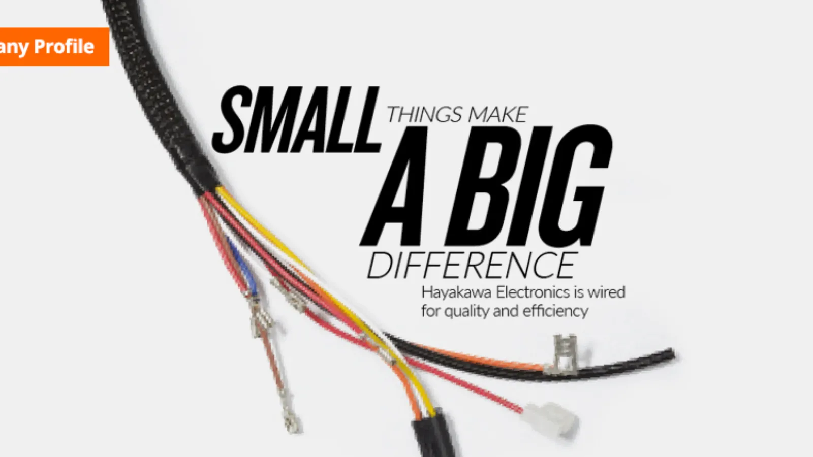 Small things make a big difference Banner