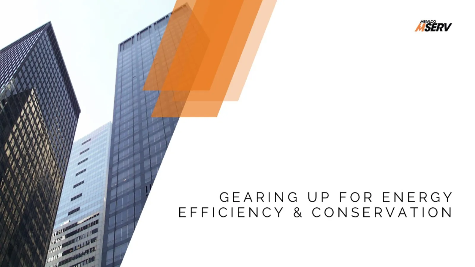Gearing Up for Energy Efficiency & Conservation