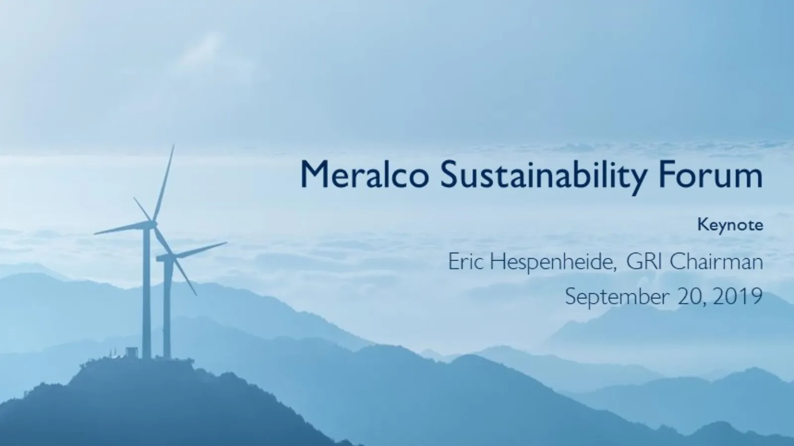 Sustainability Forum