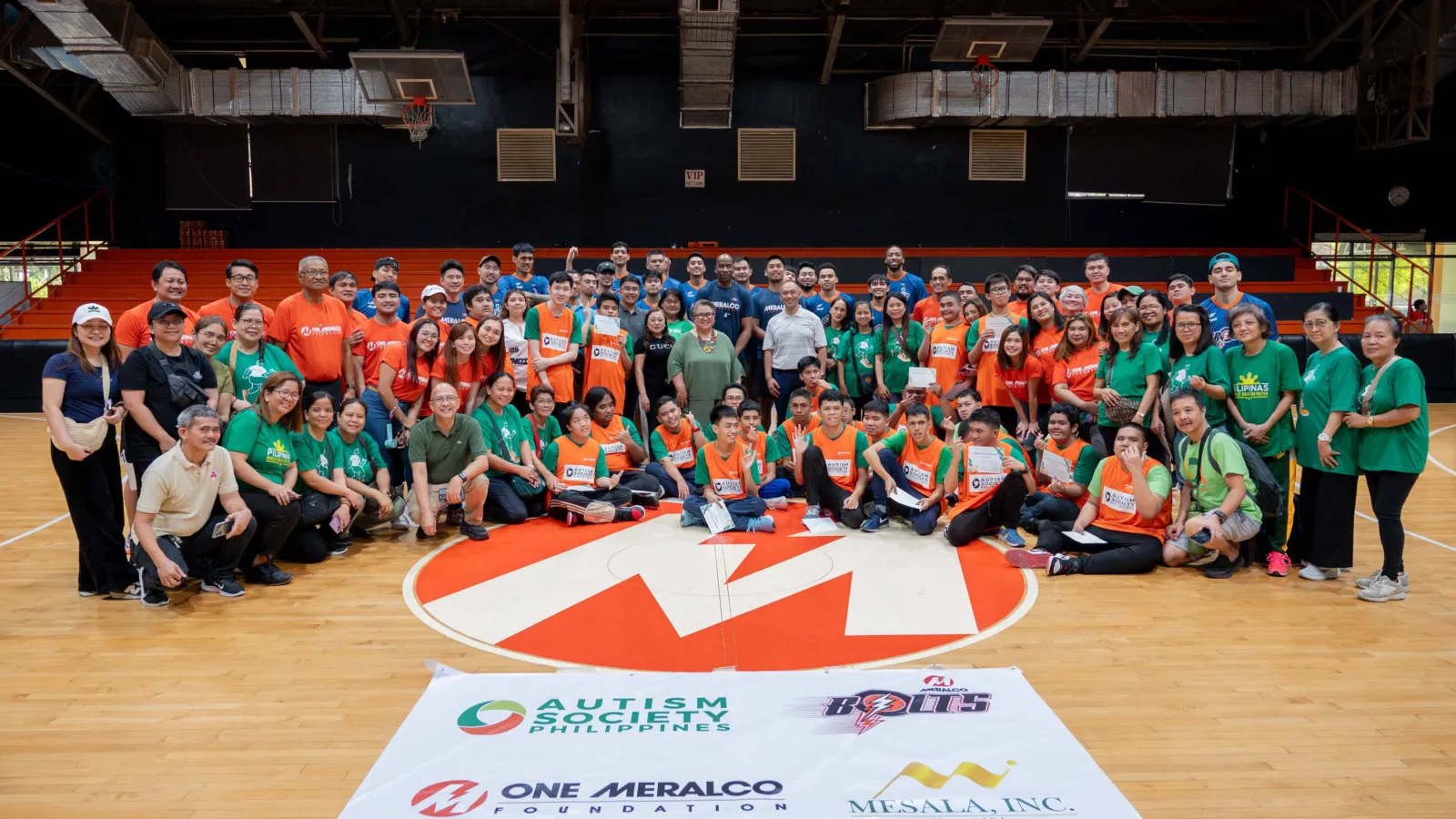 Meralco Bolts, Autism Society PH join forces in autism-inclusive basketball clinic
