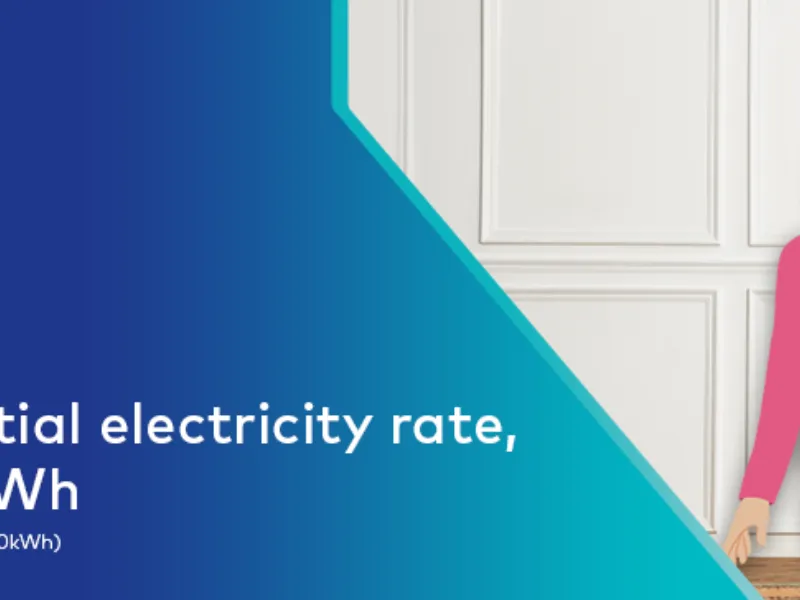 March 2026 residential electricity rates