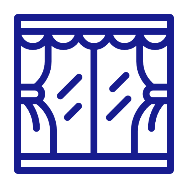 Glass house Stay clear from glass windows as they may shatter. Strong winds can carry various debris that may hit your windows. Broken glass can cause severe injury