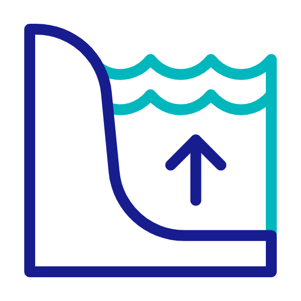 High and mighty Move immediately to higher ground. Water levels can rise where flash floods can occur