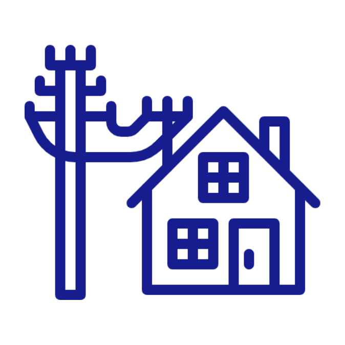 Repair lines that bring electricity to the street level